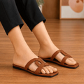 Stylish Transparent Flat - 067- Mustard